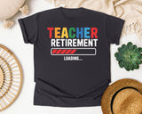 Teacher Retirement Loading graphic tee in Graphite