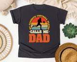 My Favorite Football Player Calls Me Dad graphic tee in Graphite