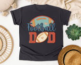 Football Dad Heart graphic tee in Graphite