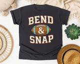 Bend And Snap Football graphic tee in Graphite