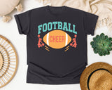 Football Cheer Pom Poms graphic tee in Graphite