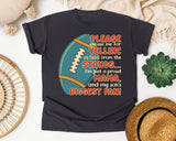 Please Excuse Me For Yelling From The Stands graphic tee in Graphite