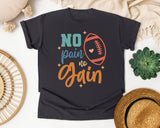 No Pain No Gain Football graphic tee in Graphite
