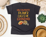 My Favorite Player Calls Me Grandma graphic tee in Graphite