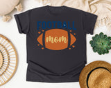 Football Mom Ball graphic tee in Graphite