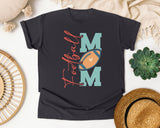 Football Mom Vertical graphic tee in Graphite
