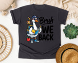 Bruh We Back Goose Graphic Tee graphic tee in Graphite