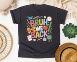 Bruh We Back Bow graphic tee in Graphite