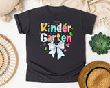 Kindergarten Paper Bow graphic tee in Graphite