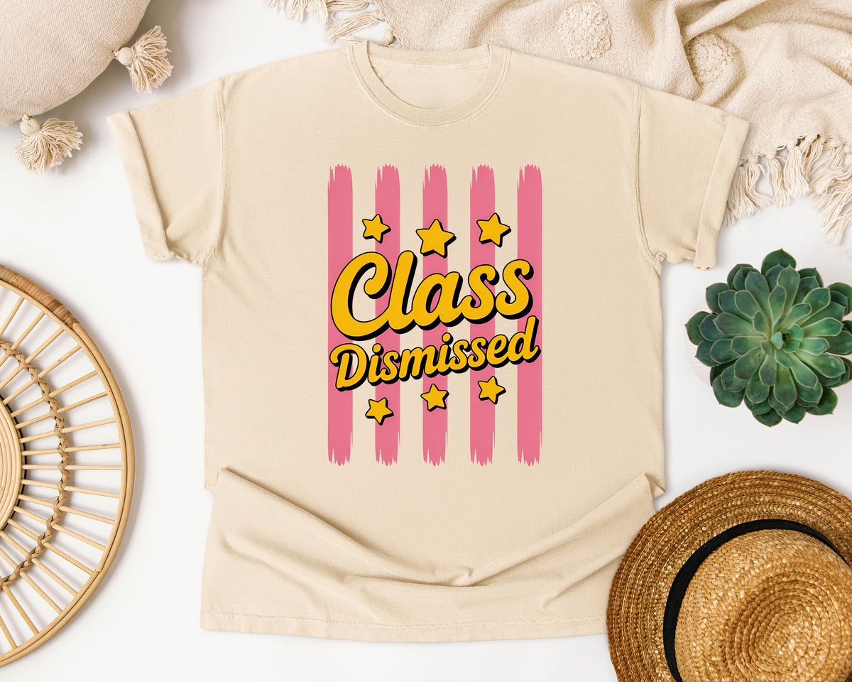 Class Dismissed graphic tee in Ivory