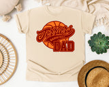 Terriers Basketball Dad graphic tee in Ivory