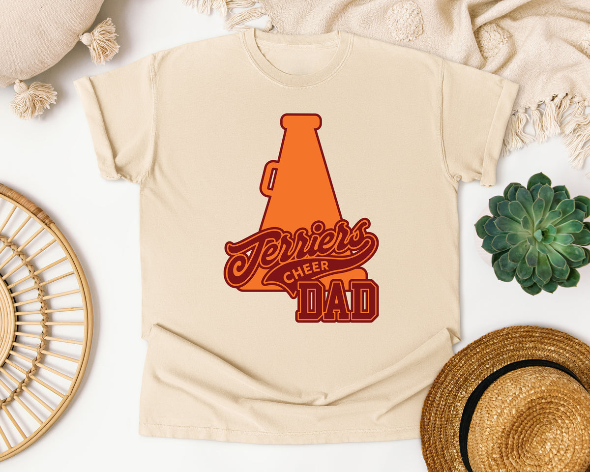 Terriers Cheer Dad graphic tee in Ivory
