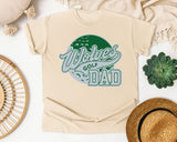 Wolves Golf Dad graphic tee in Ivory