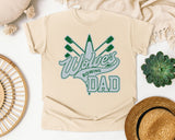 Wolves Rowing Dad graphic tee in Ivory