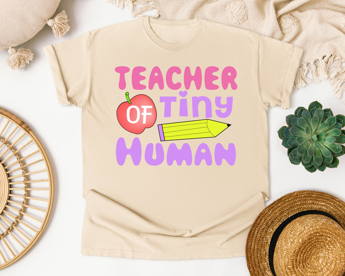 Teacher Of Tiny Humans graphic tee in Ivory