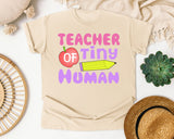 Teacher Of Tiny Humans graphic tee in Ivory