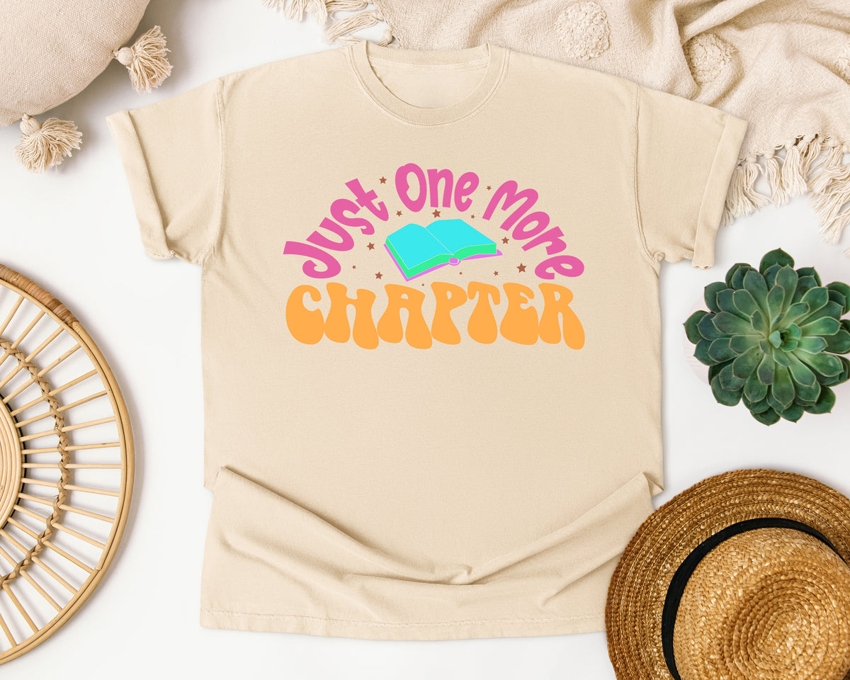 Just One More Chapter graphic tee in Ivory