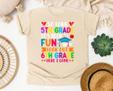 So Long Fifth Grade Look Out Sixth Grade graphic tee in Ivory
