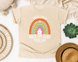 Welcome Back I'm Glad You're Here graphic tee in Ivory