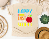 Happy Last Day Of School graphic tee in Ivory
