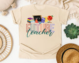 Future Teacher graphic tee in Ivory