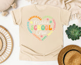Middle School Crew Heart Graphic Tee graphic tee in Ivory