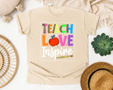 Teach Love Inspire Graphic Tee graphic tee in Ivory