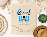 Cool Dad Blue 2 graphic tee in Ivory