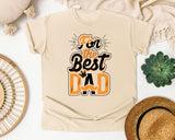 For The Best Dad Grey graphic tee in Ivory