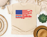 Best Dad Ever Red graphic tee in Ivory