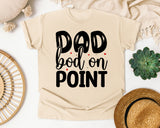Dad Bod On Point White graphic tee in Ivory