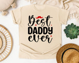 Best Daddy Ever White graphic tee in Ivory