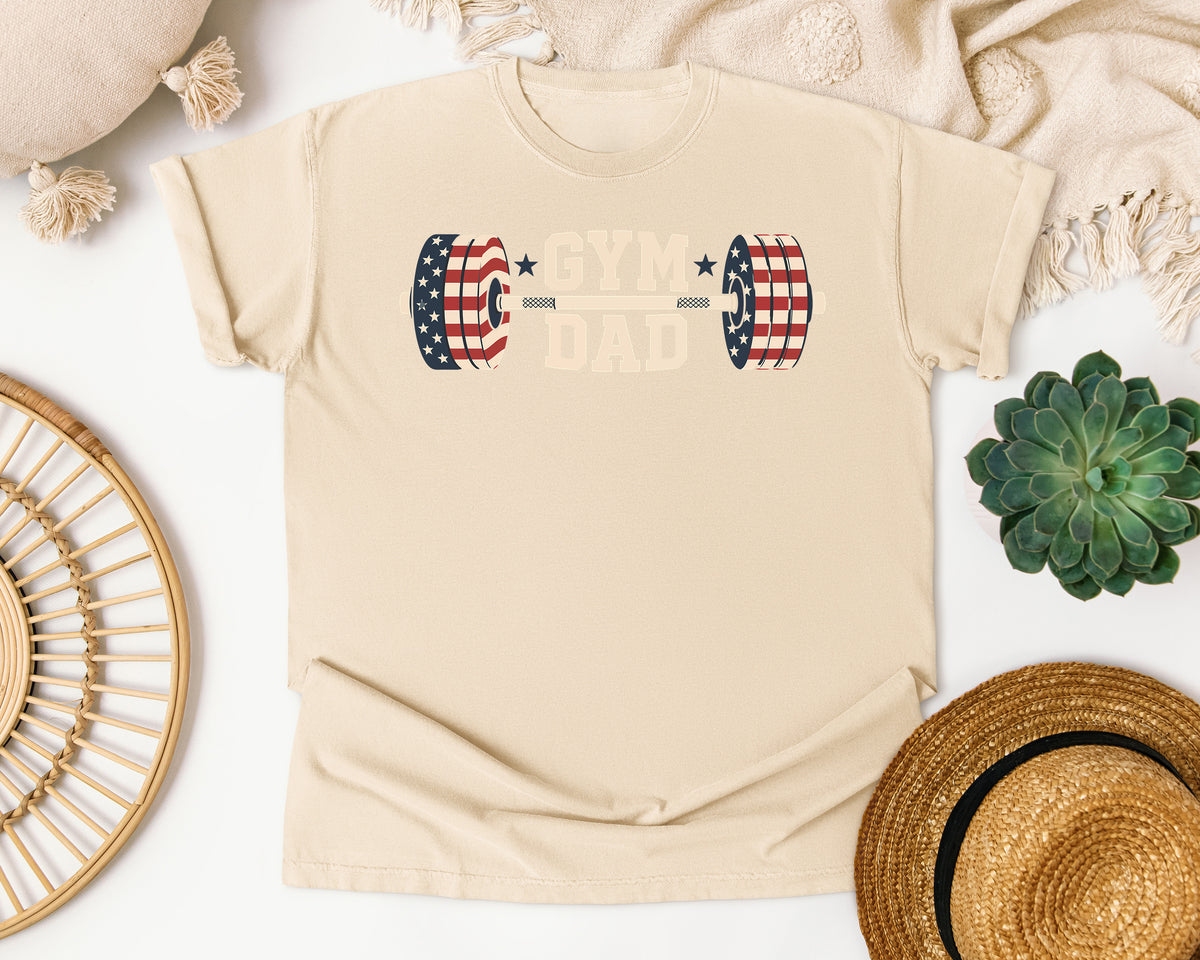 Gym Dad graphic tee in Ivory