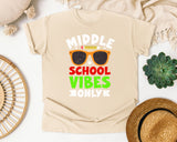 Middle School Vibes Only Graphic Tee graphic tee in Ivory