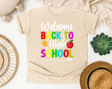 Welcome Back To High School Graphic Tee graphic tee in Ivory