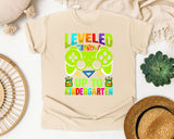 Leveled Up To Kindergarten Graphic Tee graphic tee in Ivory