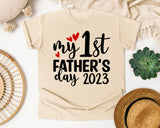 My 1st Father's Day graphic tee in Ivory