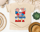 Let's Get Lit graphic tee in Ivory