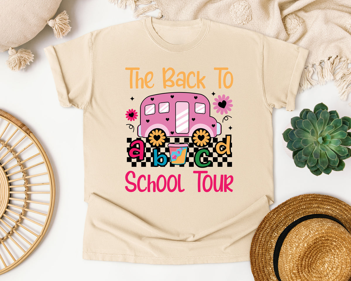 The Back To School Tour graphic tee in Ivory