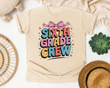 Sixth Grade Crew graphic tee in Ivory