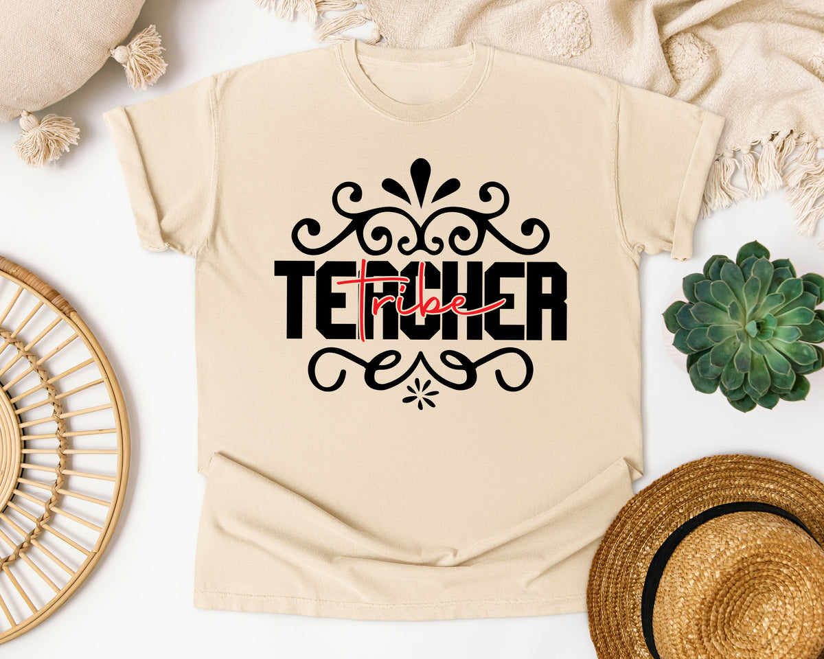 Teacher Tribe graphic tee in Ivory