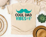 Cool Dad Vibes graphic tee in Ivory