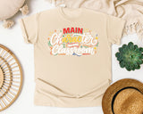Main Character Of The Classroom graphic tee in Ivory