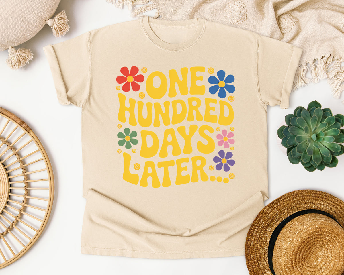 One Hundred Days Later graphic tee in Ivory