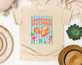 Goodbye Students Hello Sunshine graphic tee in Ivory