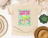 Teacher Mode Off Margarita graphic tee in Ivory