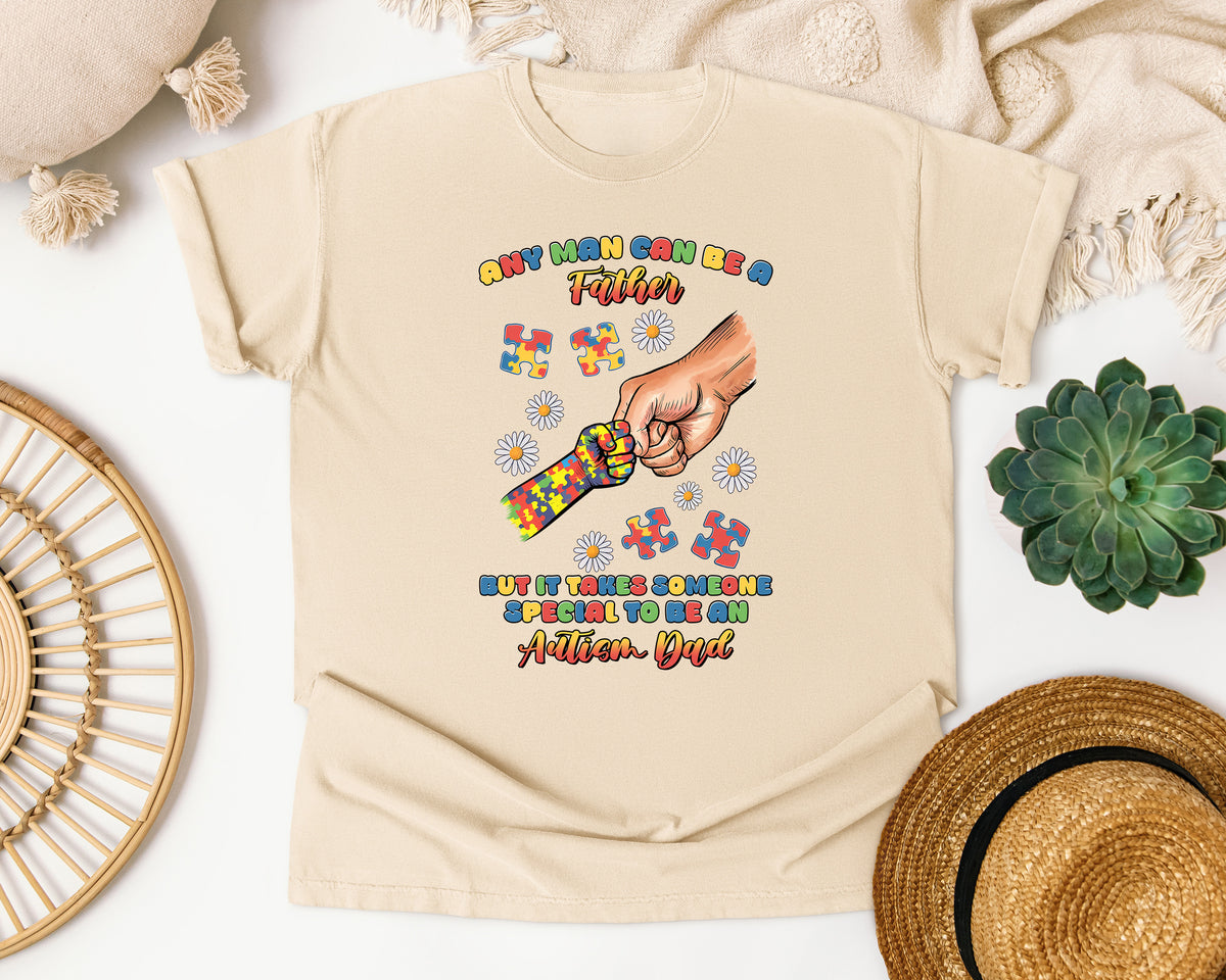 Any Man Can Be A Father But It Takes Someone Special graphic tee in Ivory
