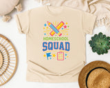 Homeschool Squad graphic tee in Ivory