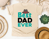 Best Dad Ever Grey 5 graphic tee in Ivory