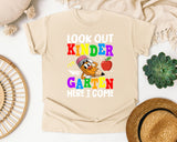 Look Out Kindergarten Here I Come Pencil Graphic Tee graphic tee in Ivory